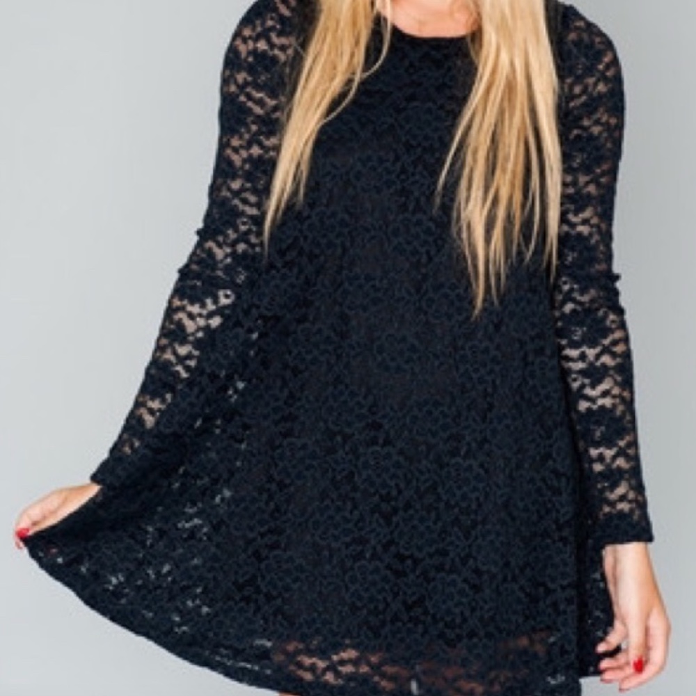 NWT Show Me Your MuMu Tyler Tunic Black Size X-Small